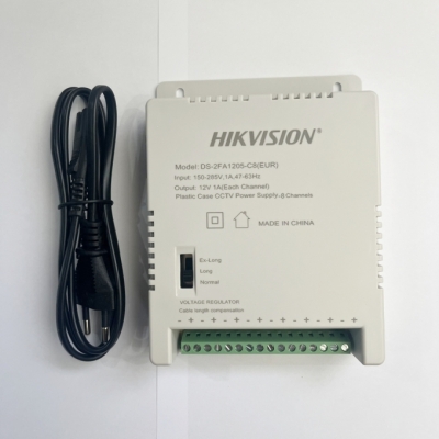 Nguồn tổng Hikvision DS-2FA1205-C8 cho 8 camera